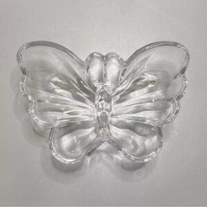 Butterfly Shaped Glass Candy Jewelry Trinket Dish